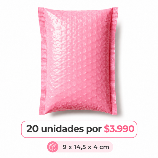 Bolsas Burbujas Rosada - Pack de 20un
