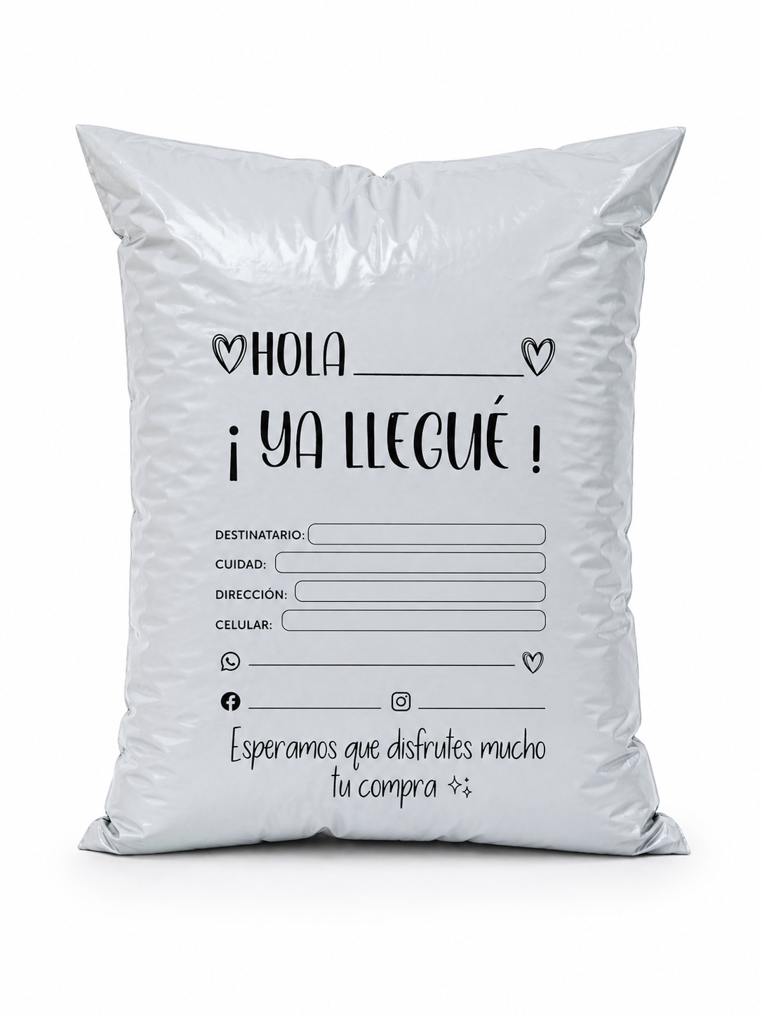 Bolsas Courier Premium Destinatario 35 X 45