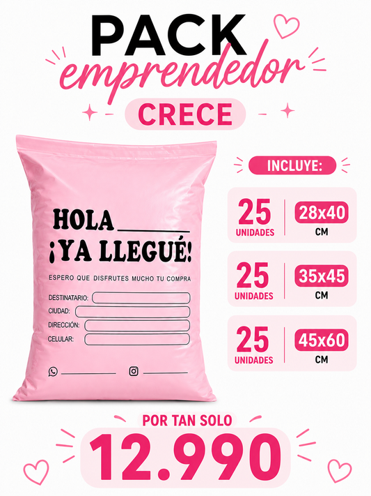 Pack emprendedor Crece