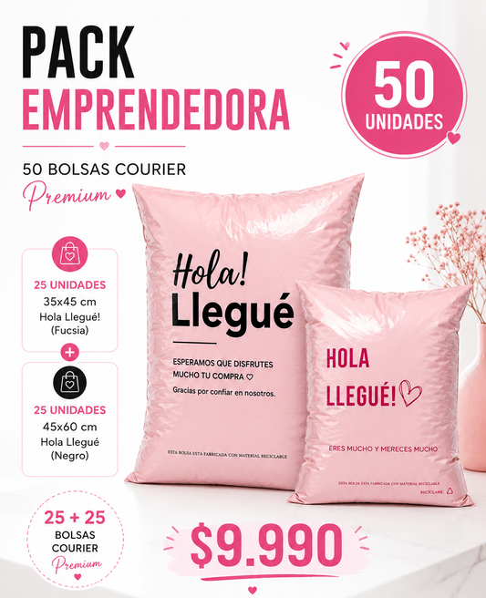 Pack Emprendedor Rosa - 50 Unidades