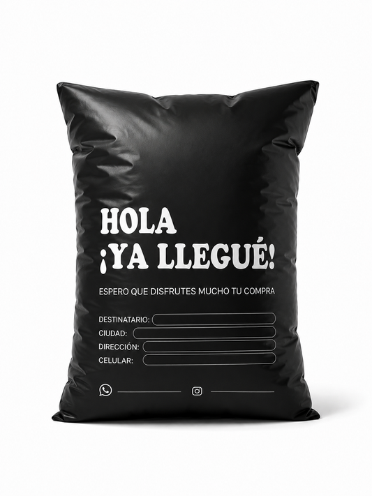 Bolsas Courier Premium Destinatario Negro