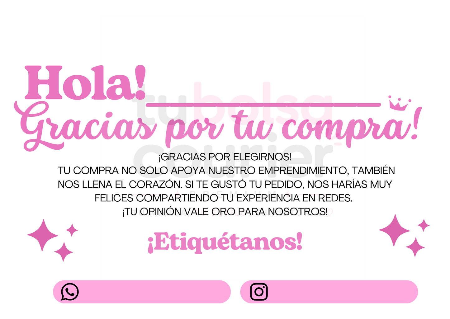 Tarjetas de agradecimiento